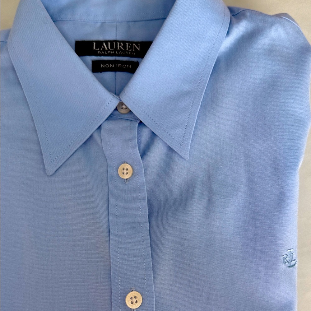 Lauren Ralph Lauren Men's Light Blue Dress Shirt